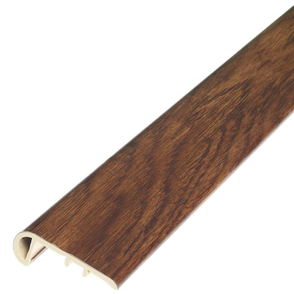 Sold Earthy Pine Shaw VSST6-BR.Int 94/"L Vinyl Flooring Overlap Stair Nose