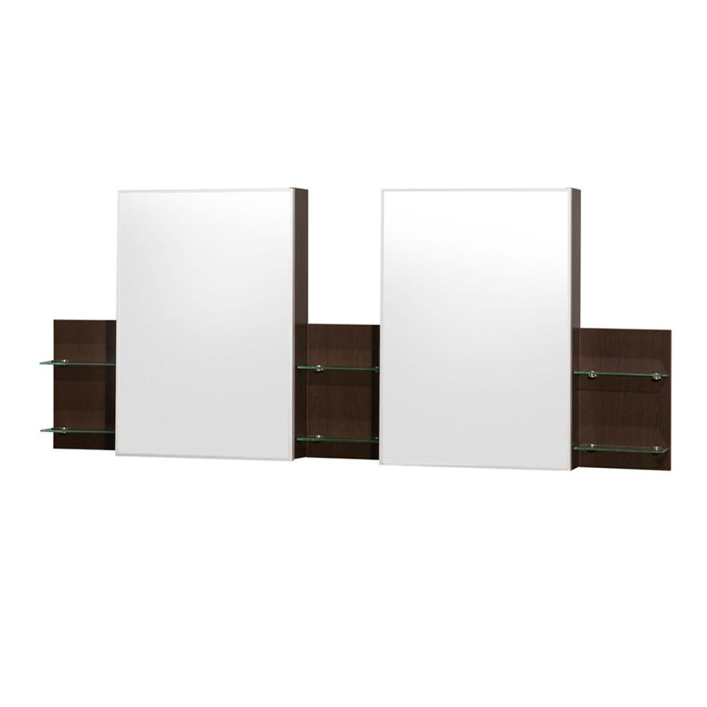 Wyndham Collection Amare 72 In W X 30 H Framed Wall Mirror Wyndham Collection Amare 72 In W X 30 H Framed Wall Mirror Espresso Wcr4100mc72esp The Home Depot
