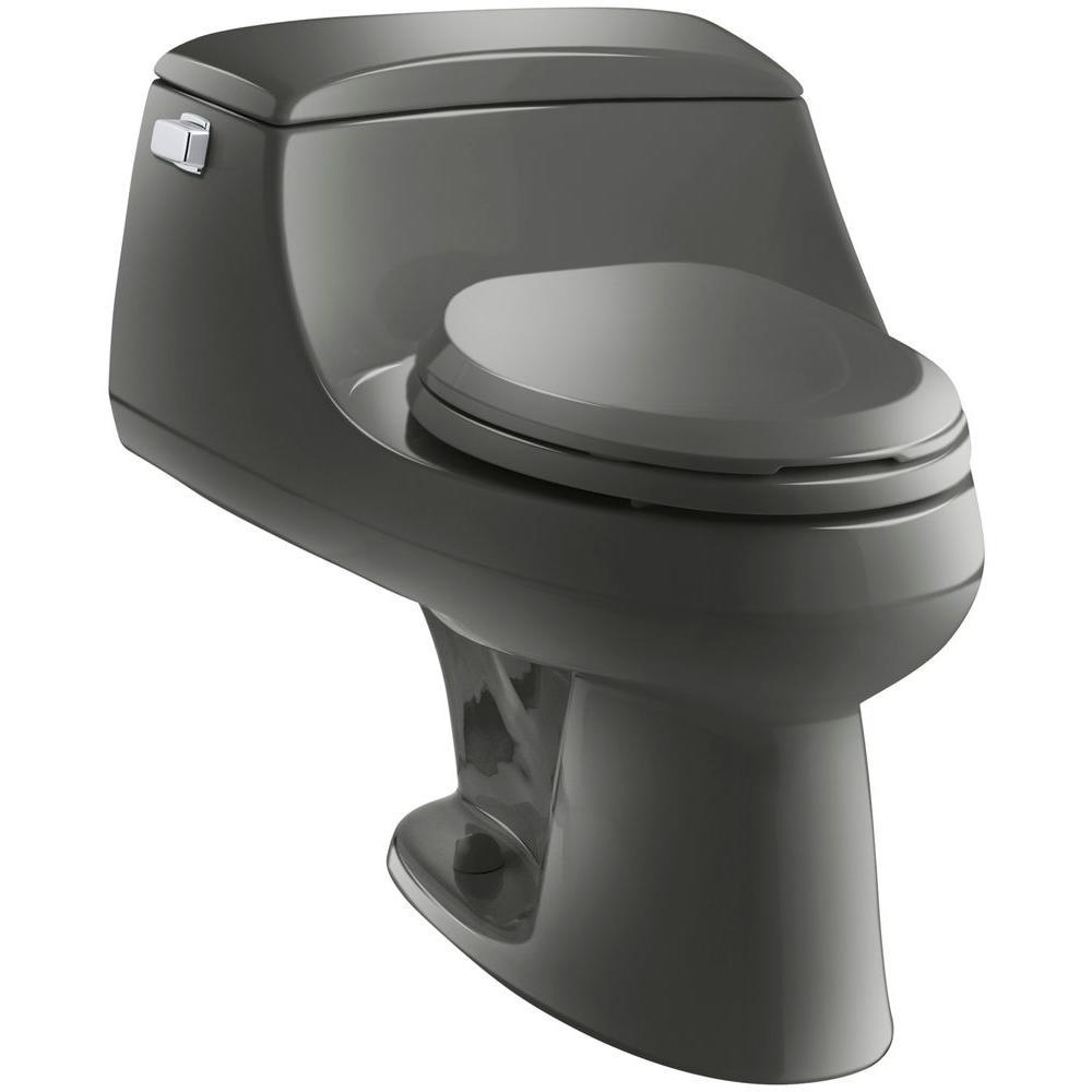 KOHLER San Raphael 1-piece 1.6 GPF Single Flush Elongated Toilet in ...