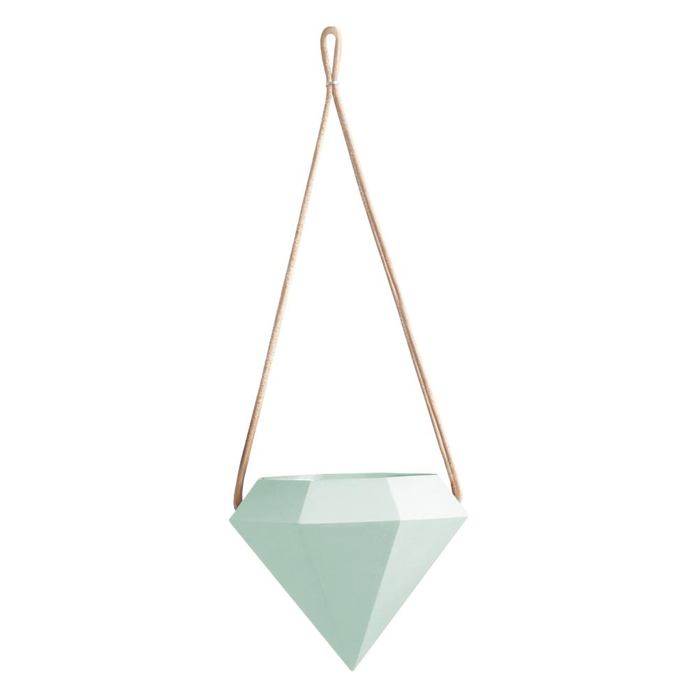 Arcadia Garden S Diamond 4 1 2 In X Mint Ceramic Arcadia Garden S Diamond 4 1 2
