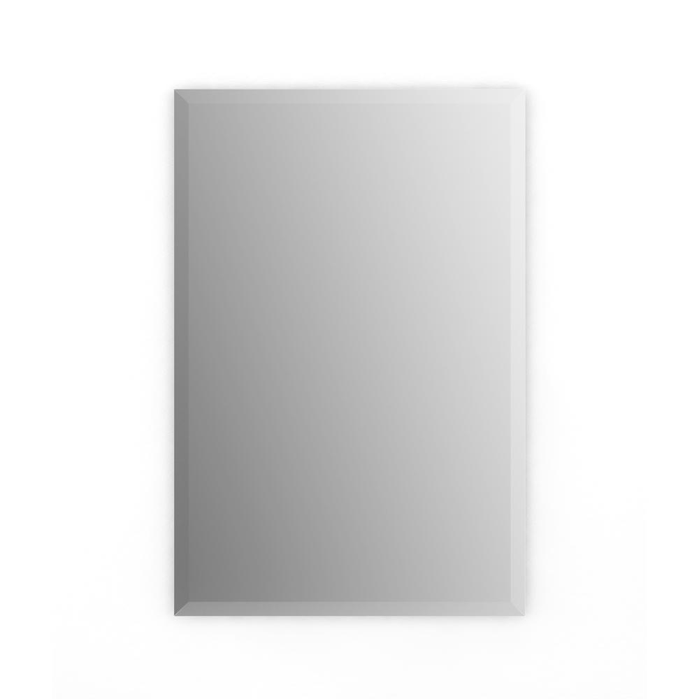 Delta 27 in. x 41 in. (L1) Rectangular Frameless TRUClarity Deluxe Glass Mirror with EasyCleat