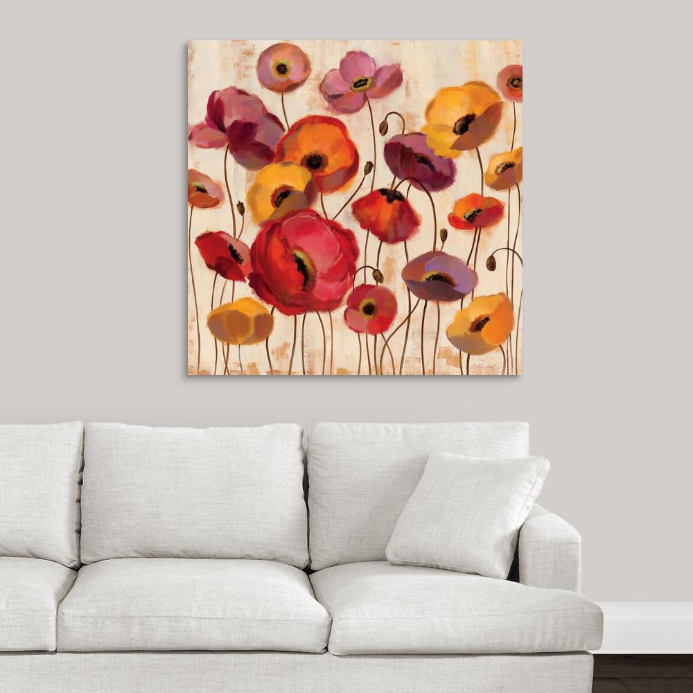 GreatBigCanvas "African elephant in silhouette at sunrise, Kenya