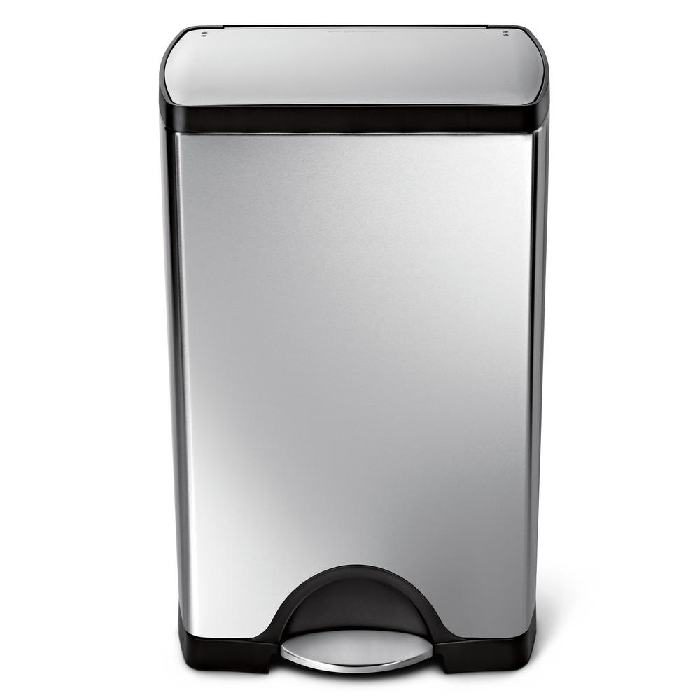 simplehuman 38Liter FingerprintProof Brushed Stainless Steel