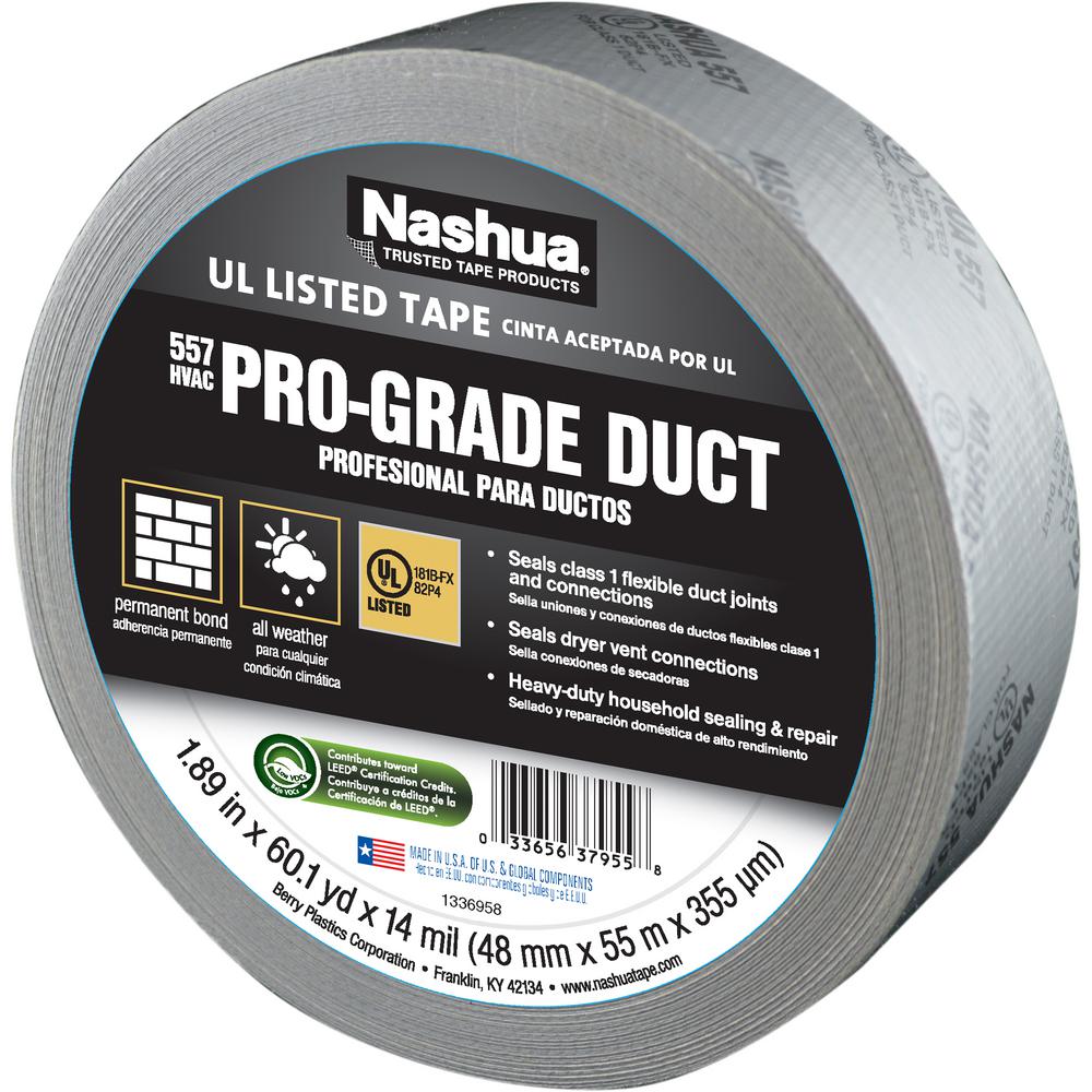Nashua Tape 1.89 in. x 60 yd. 557 ProGrade UL Listed Duct Tape1207800