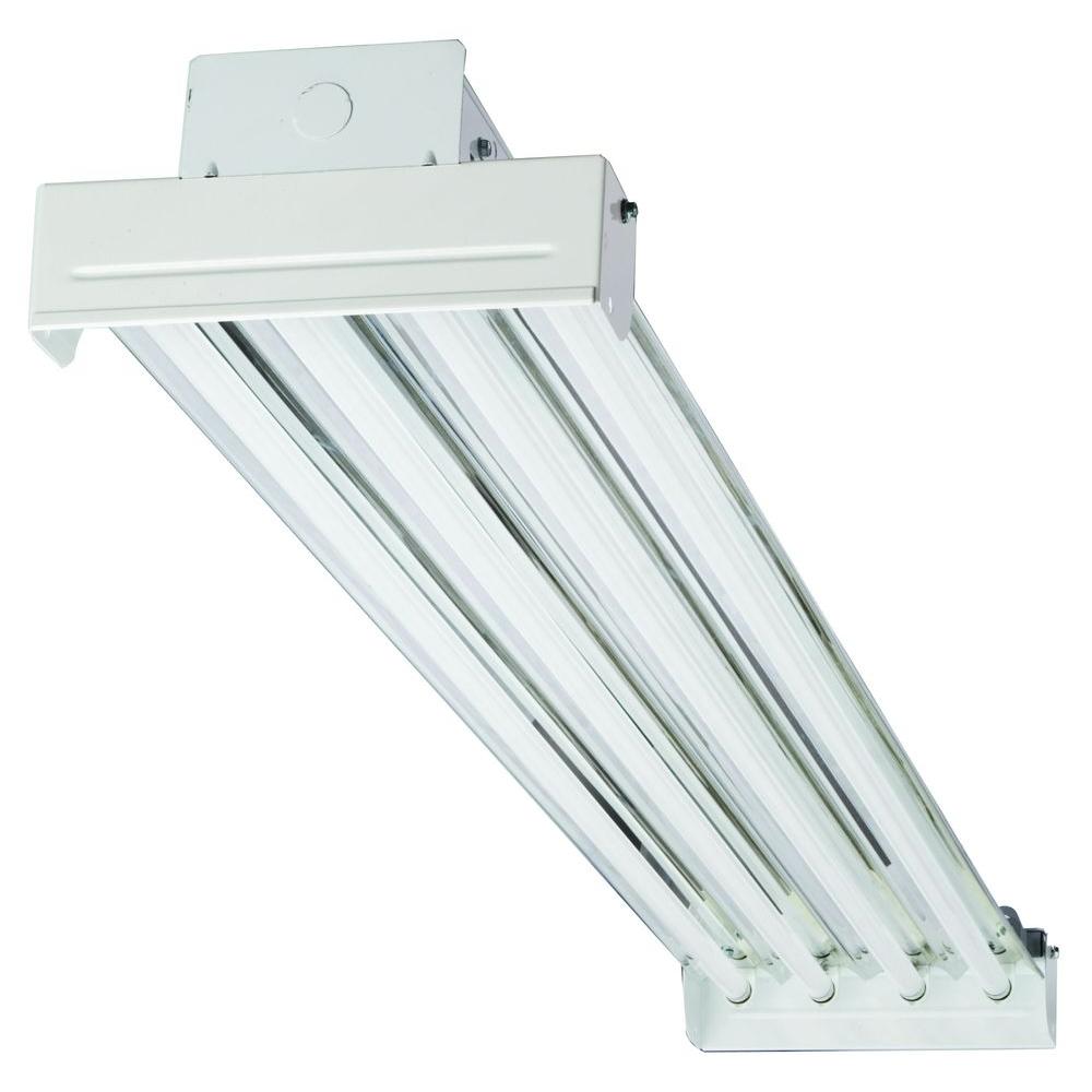 Lithonia Lighting FMLWL 48 840 4 ft. White LED Flushmount ...