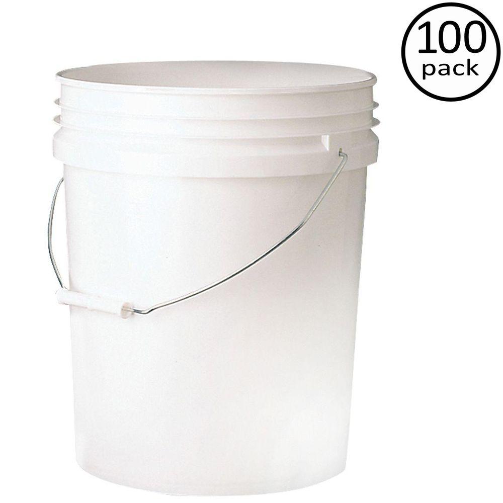 Premium 5Gal. Food Storage Container (100Pack)P9GL00FG The Home Depot