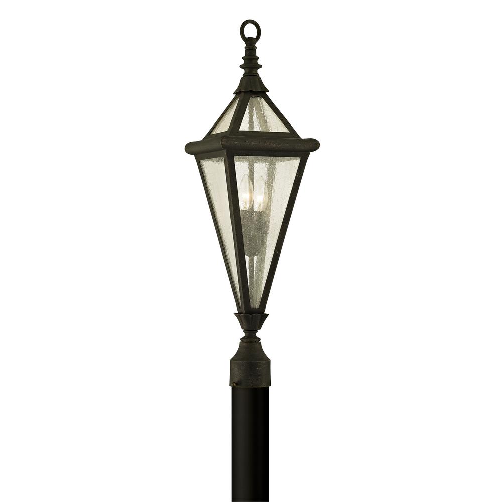 Troy Lighting Geneva 2 Light Vintage Bronze 29 In H Outdoor Post Troy Lighting Geneva 2 Light Vintage Bronze 29 In H Outdoor Post With