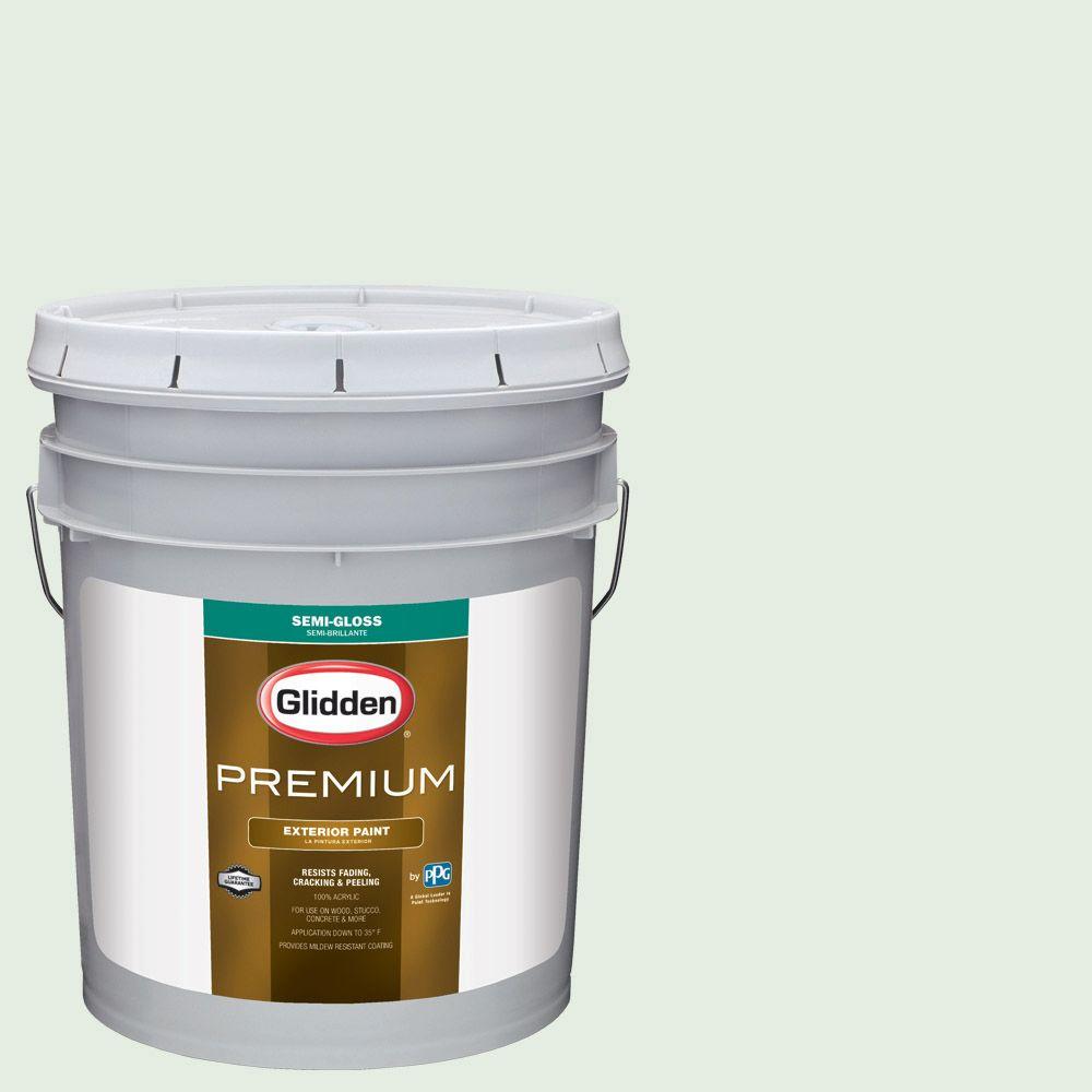 Glidden Premium 5gal. HDGG56 Tranquil Light Green SemiGloss Latex