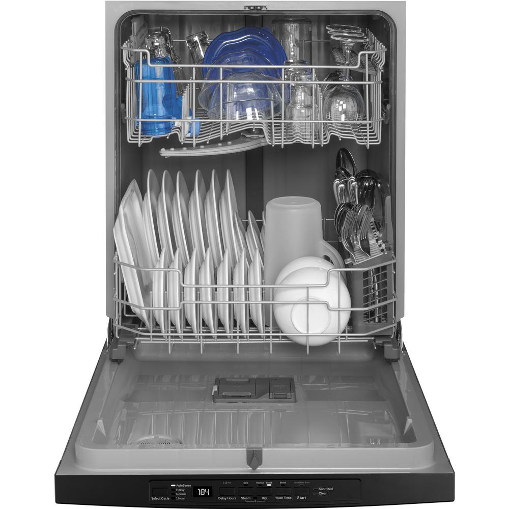 Ge Top Control Tall Tub Dishwasher In Black With Steam Cleaning Energy Star 54 Dba Gdt530pgpbb The Home Depot