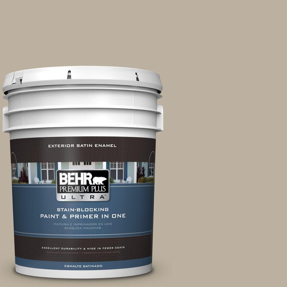 Behr Premium Plus Ultra 5 Gal 750d 4 Pebble Stone Satin Enamel Behr Premium Plus Ultra 5 Gal 750d 4 Pebble Stone Satin Enamel
