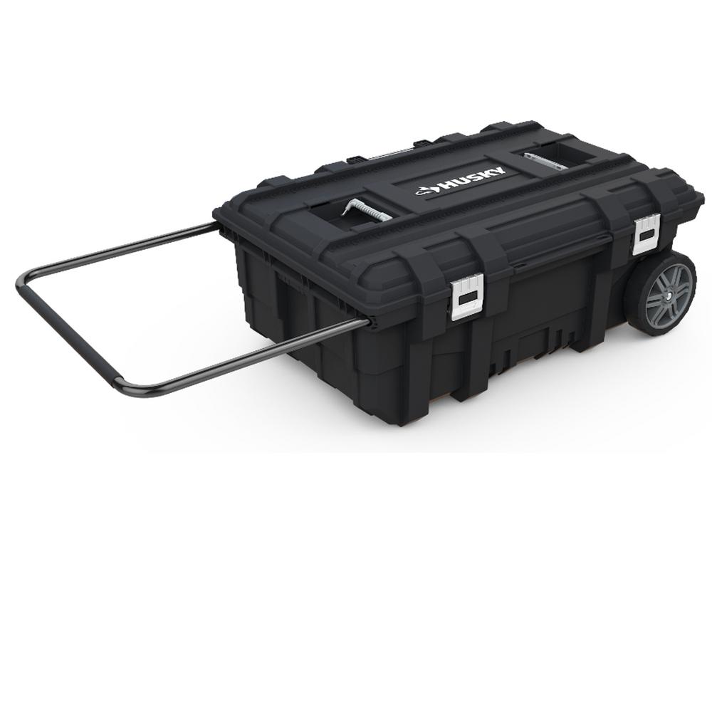 Husky 25 Gal. Connect Rolling Tool Box-249208 - The Home Depot