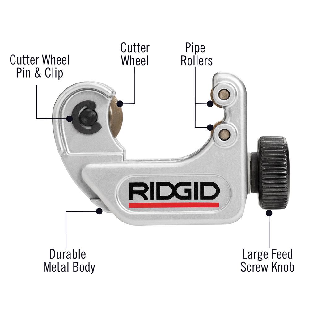 RIDGID 32985 Model 104 Close Quarters Tubing Cutter 3/16-inch to 15/16-inch