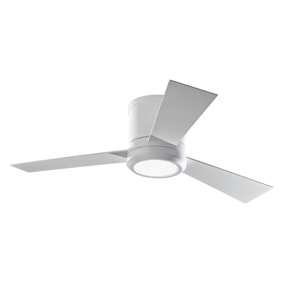 4 Industrial Small Room Flush Mount Ceiling Fans