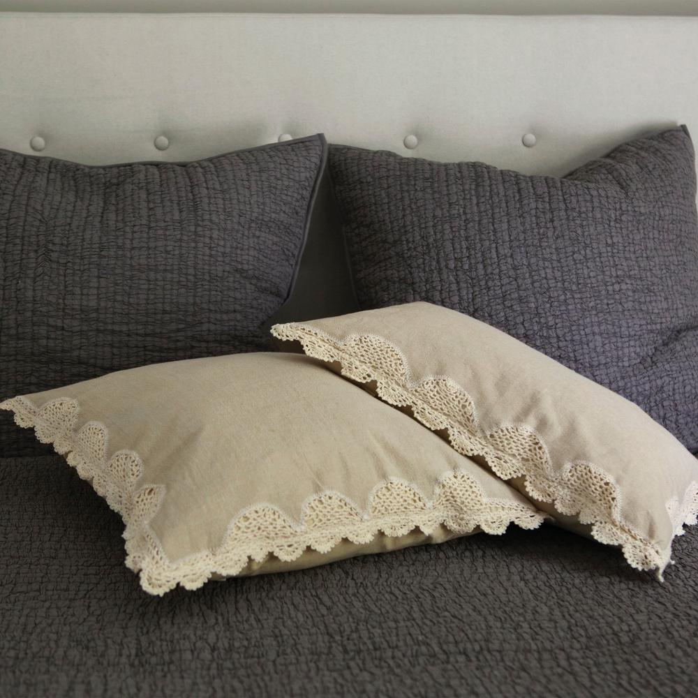 Blue Ribbon Crochet 12 In X 20 Pillow Cover