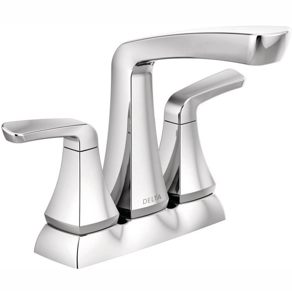 Delta Vesna 4 in. Centerset 2-Handle Bathroom Faucet in Chrome-25789LF