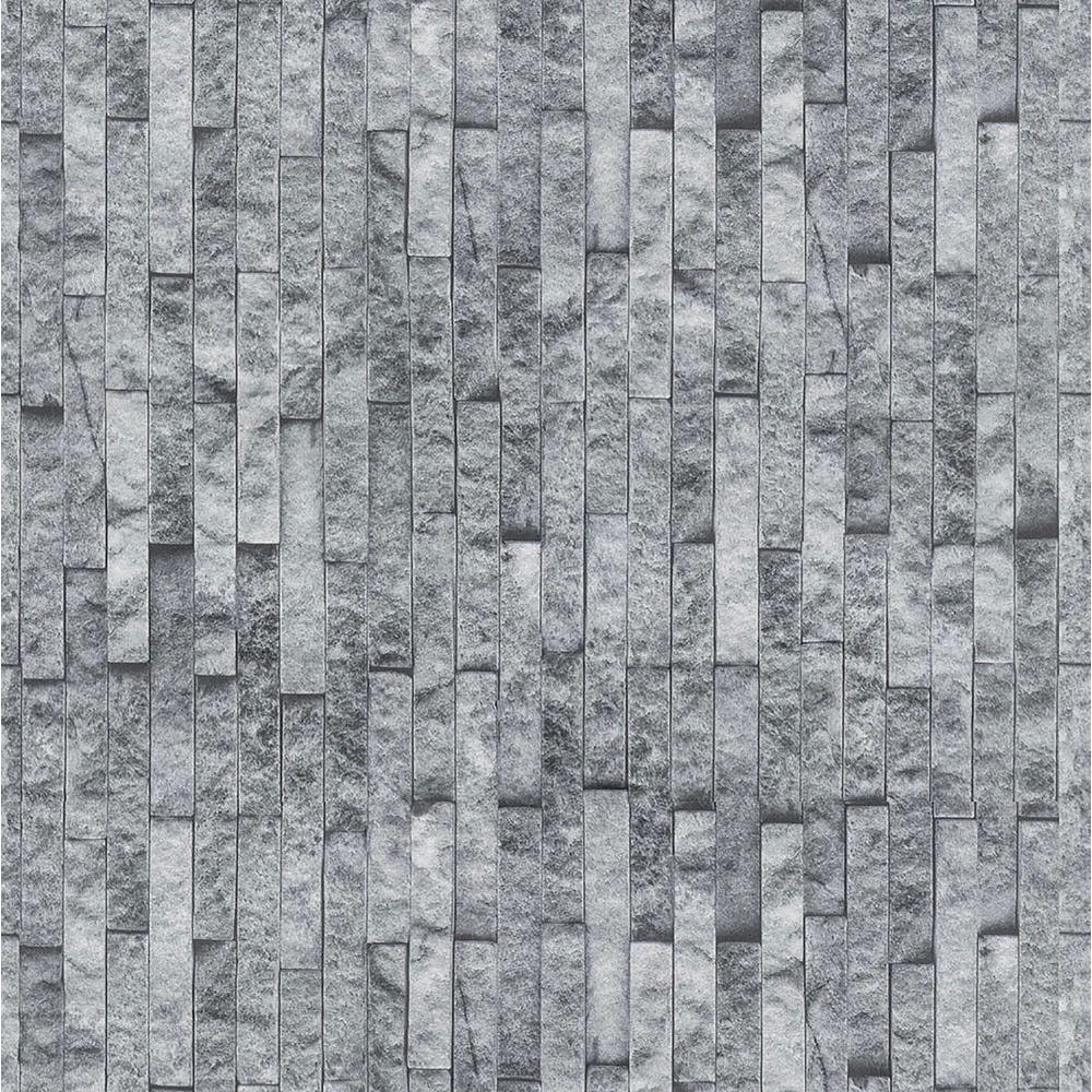 Textured Grey Wallpaper Home Decor The Depot Florence Smoke Brick Cato L And Stick Effect Self Adhesive Diy Wallpaper