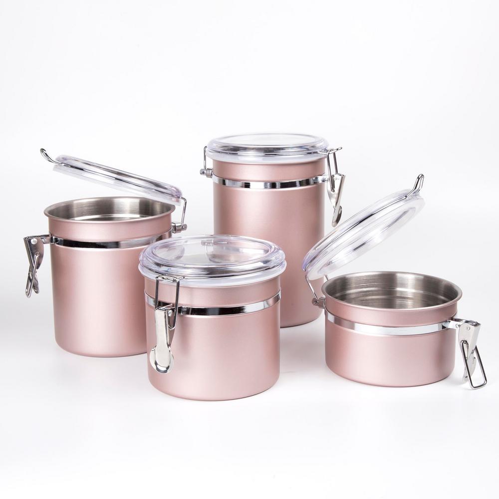 Stainless Steel Kitchen Storage Containers Set / Tactware Kitchen