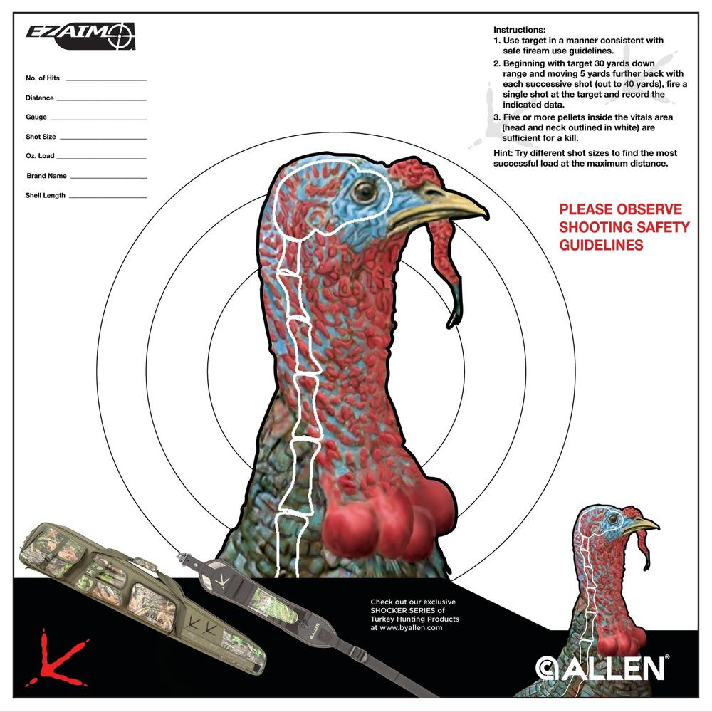 This is an image of Vibrant Printable Turkey Head Target This is a photo of Vibrant Printable Turkey Head Target