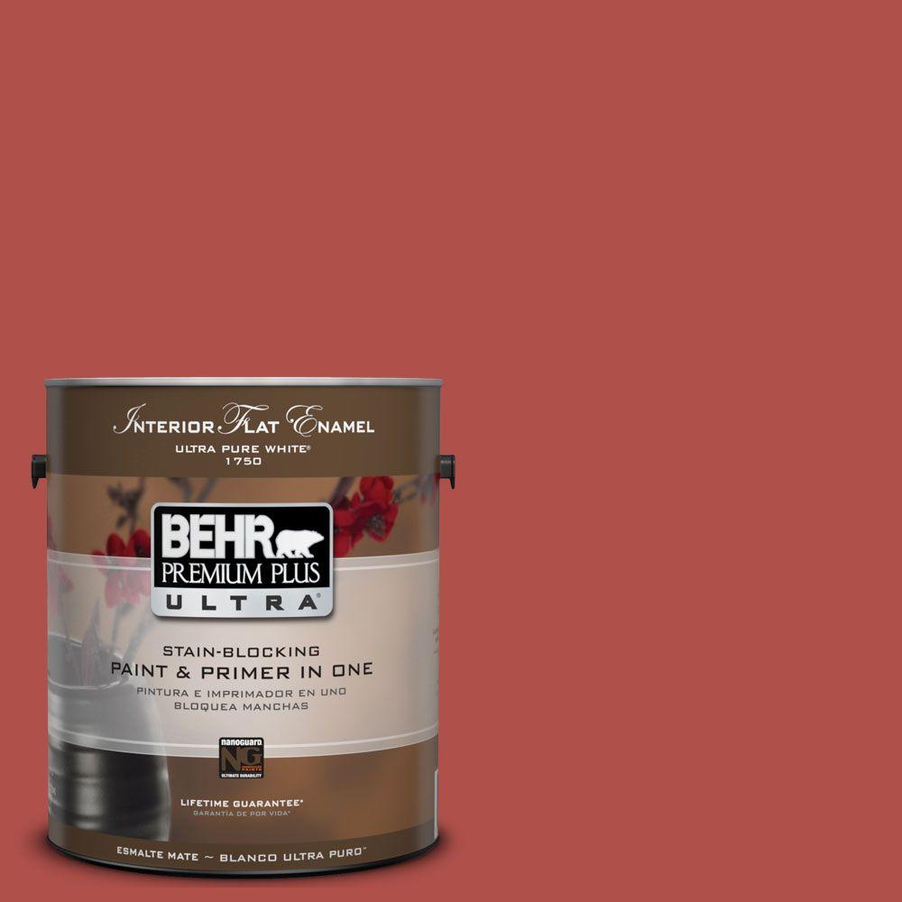 BEHR Premium Plus Ultra 1gal. UL1108 Carmine Red Interior Flat