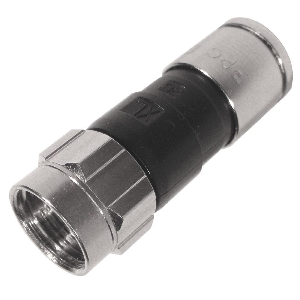 DTV and Dish Approved Comcast 10 Bags of 50 Connectors =500 piece 500 RG6plus EX6plus RG6 Connectors 18mm PPC Belden RG6plus EX6 plus Signal Tight Snap and Seal Plenum Outdoor Compression Connector