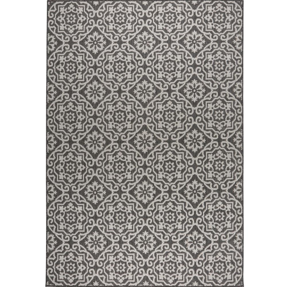 Nicole Miller Patio Country Black Gray 7 Ft 9 In X 10 2