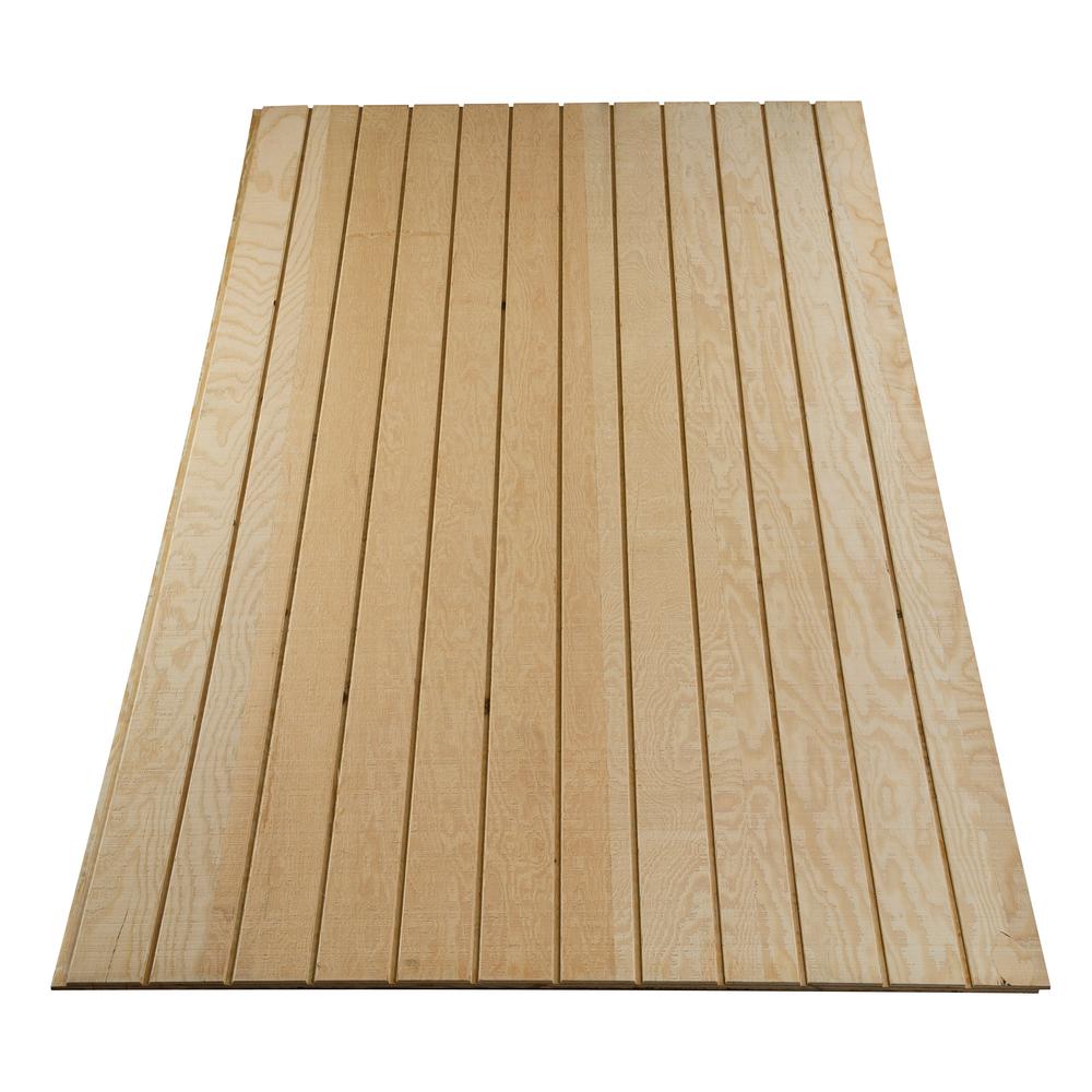 15 32 In X 4 Ft X 8 Ft Plywood Siding Panel 399067 The Home Depot