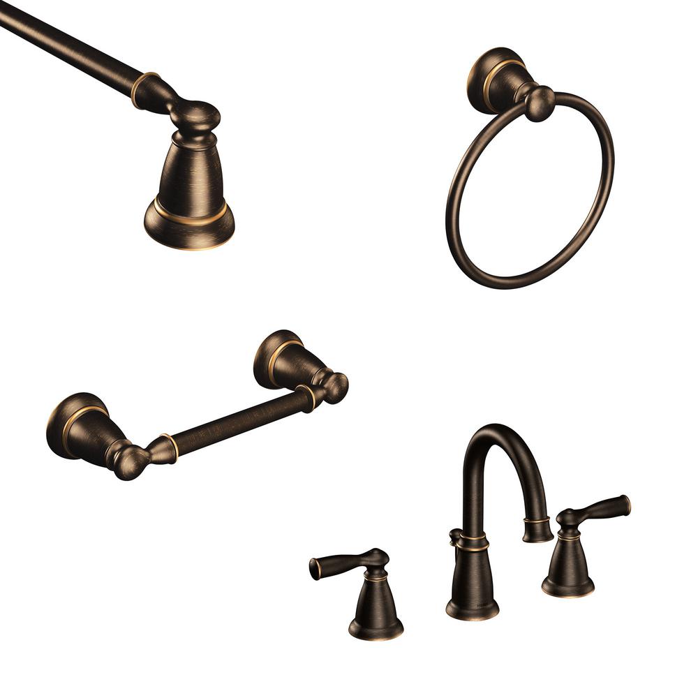 Moen Banbury 8 In Widespread 2 Handle High Arc Bathroom Faucet Moen Banbury 8 In Widespread 2 Handle
