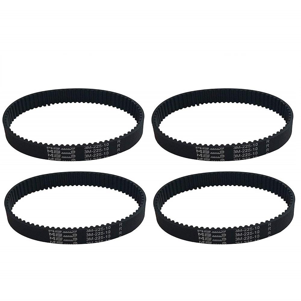 Think Crucial 4Pack Replacement 10 mm Vacuum Belts, Fits Dyson DC17, Compatible with Part