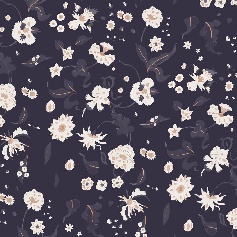 Mitchell Black Nomad Collection Floral Bliss in Currant ...