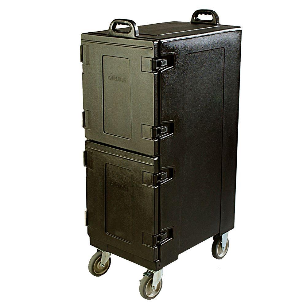 Carlisle 2 Compartment Polyethylene Wheeled Insulated Pan Carrier in