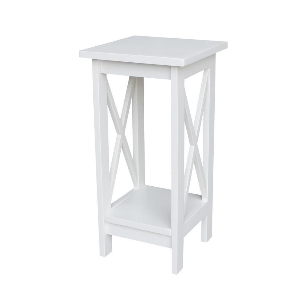 International Concepts Solid Wood 24 In H White Plant Stand Ot08 International Concepts Solid Wood 24 In H White Plant Stand