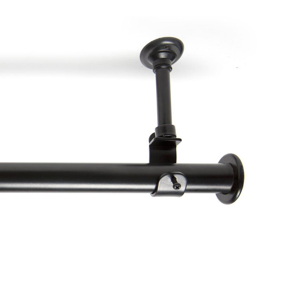 Roomdividersnow 36 In 56 In Hanging Single Curtain Rod With