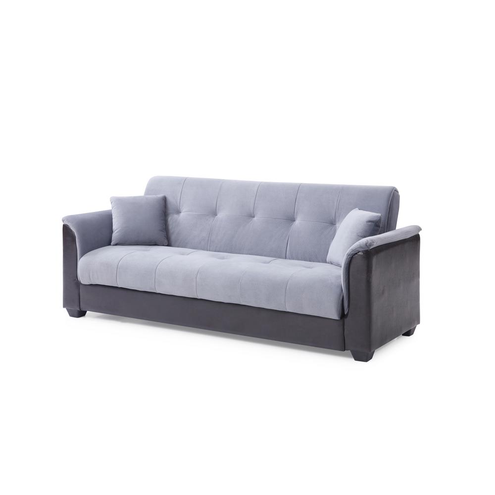 Gray Champion Sofa Futon Bed 72017 06gy The Home Depot Gray Champion Sofa Futon Bed