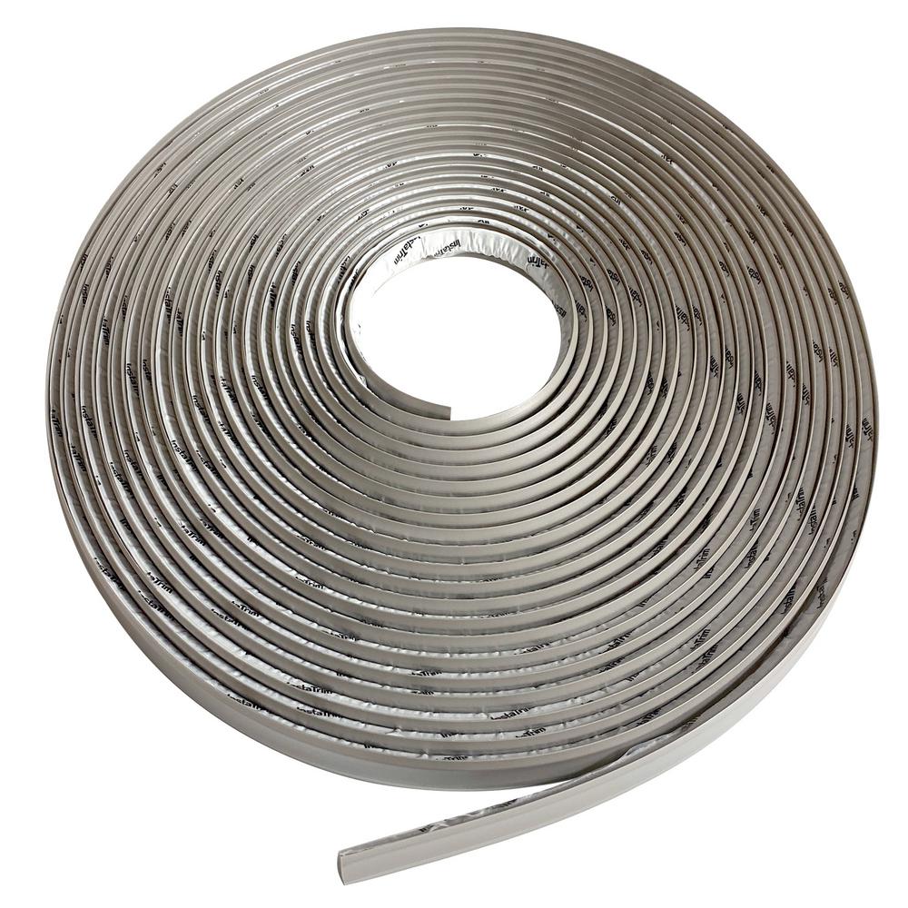 InstaTrim 3/4 in. x 50 ft. Grey PVC Inside Corner Self-adhesive