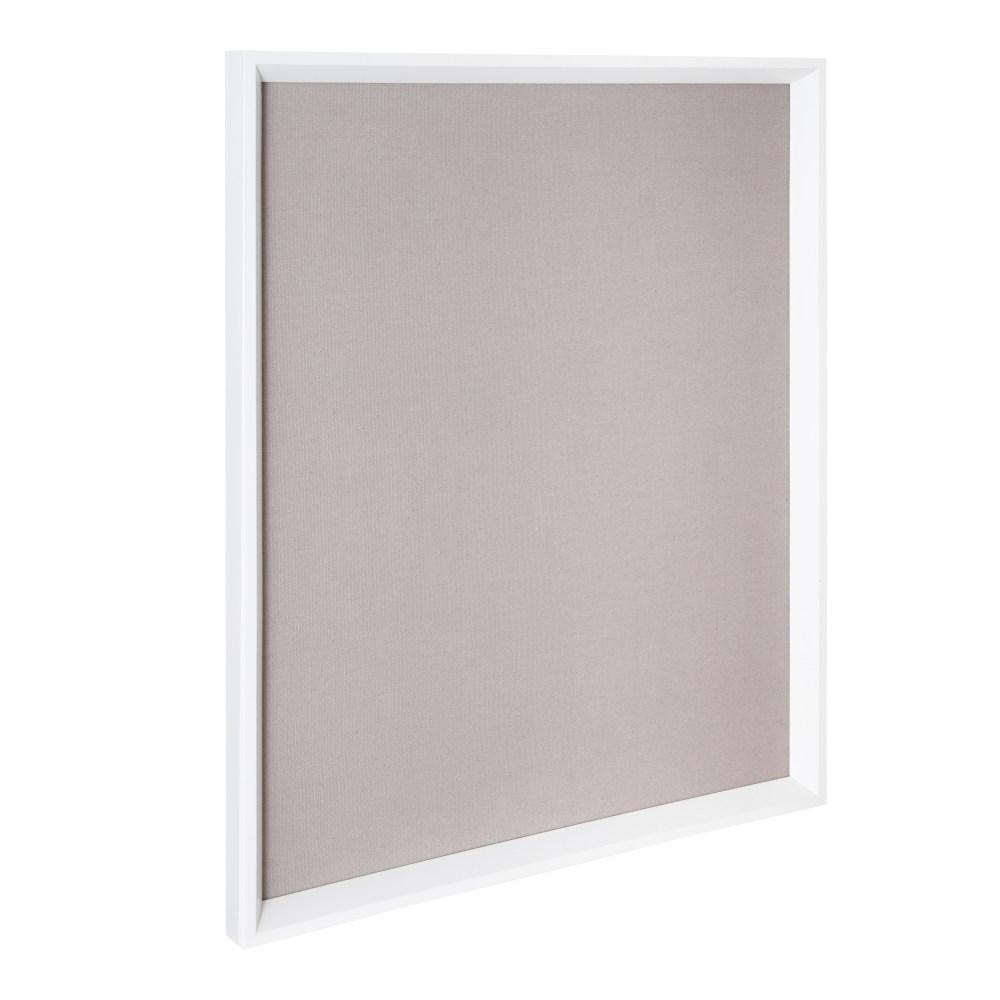 Kate and Laurel Calter White Fabric Pinboard Memo Board-217437 - The ...