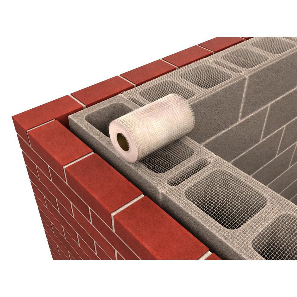 Bon Tool 100 ft. x 8 in. Plastic Mortar Mesh Grout Stop81120 The