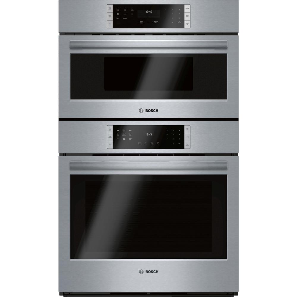 Bosch 800 Series 30 In Combination Electric Wall Oven With