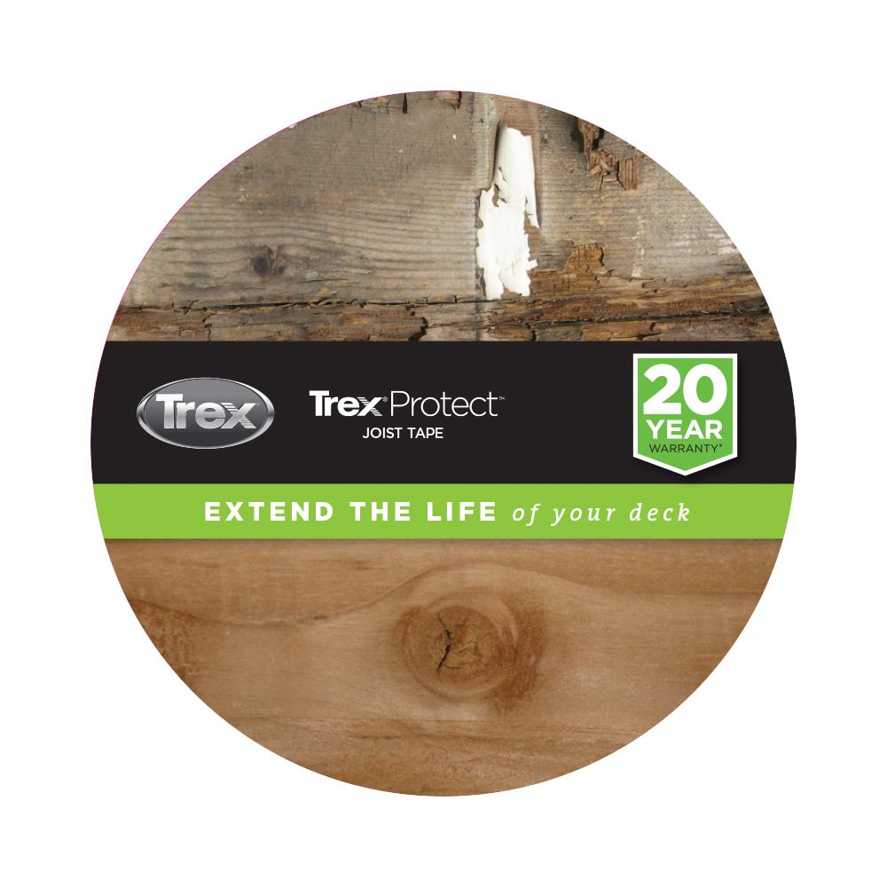 Trex ProtectTrex RainEscape Protect 2 in. x 65 ft. Butyl Joist TapeTP0037 The Home Depot