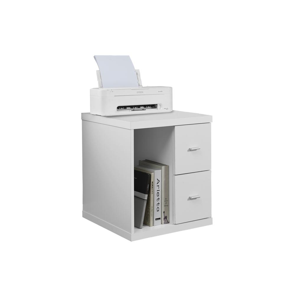 Monarch Specialties White File Cabinet I 7055 The Home Depot
