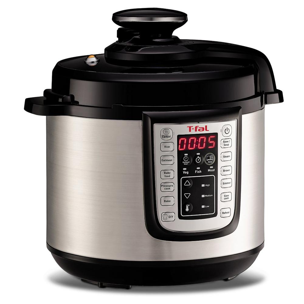 Tfal 6 Qt. Pressure Cooker CY505E51 The Home Depot