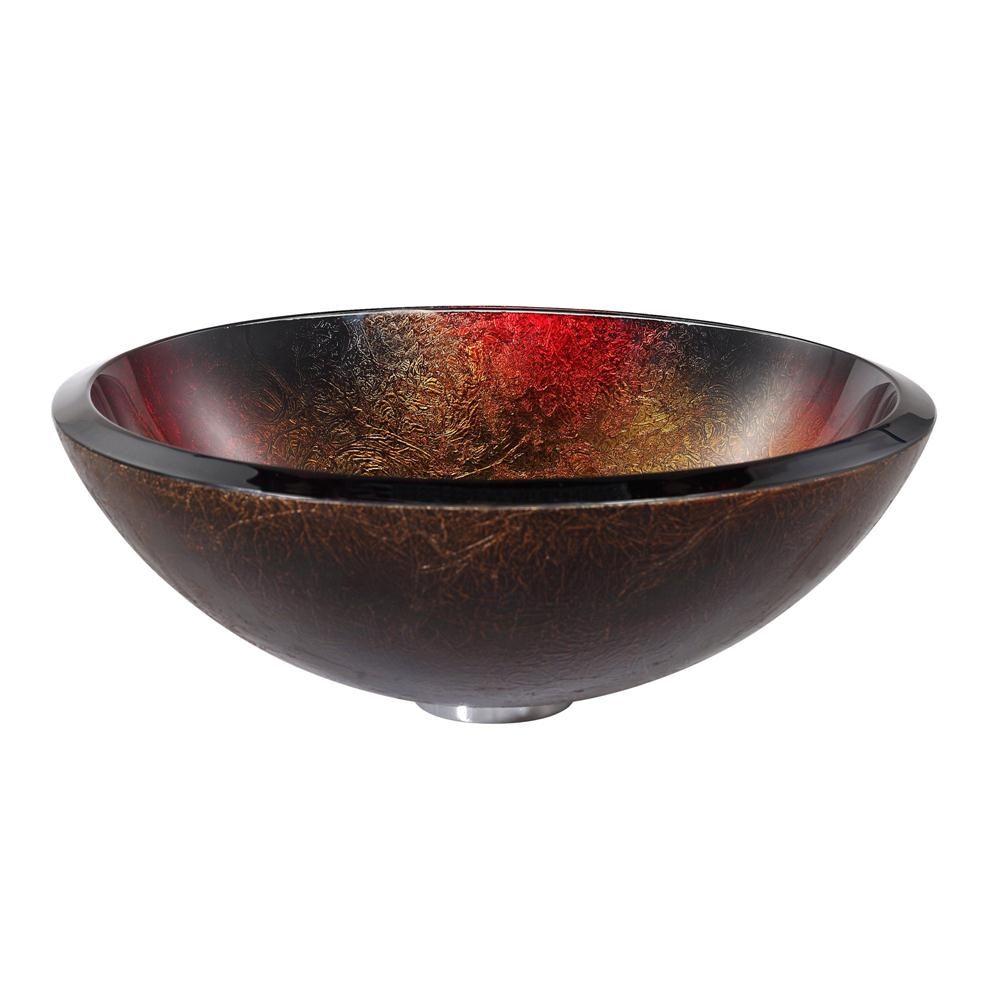 JSG Oceana Alina Art Vessel Sink in Champagne Gold005012100 The