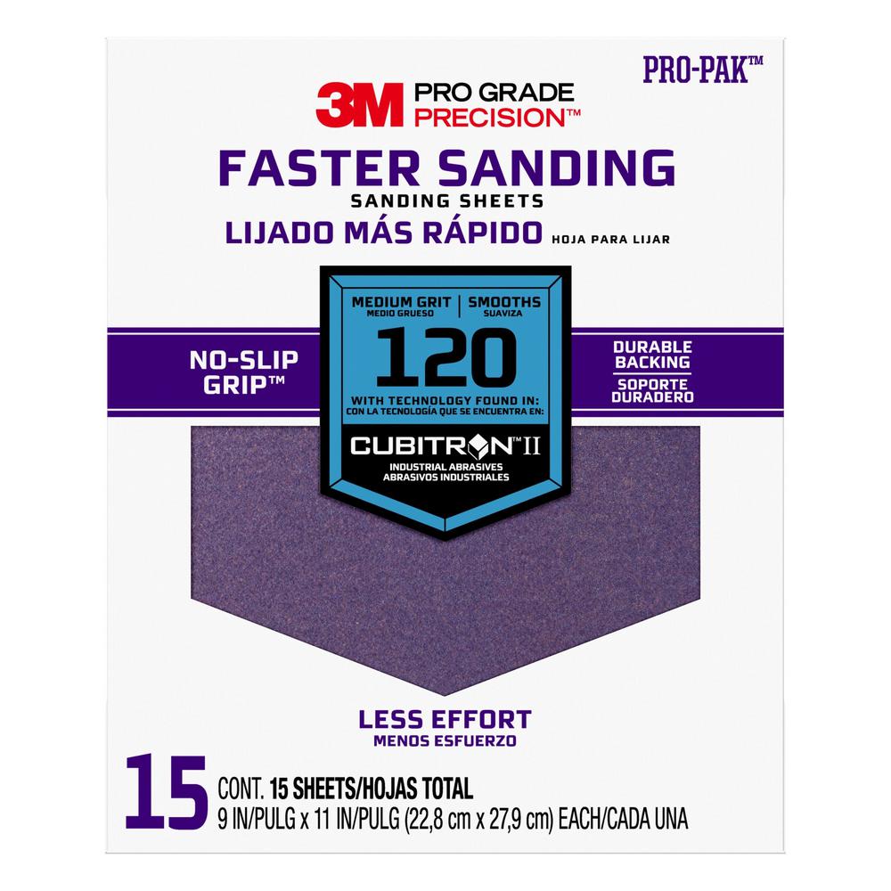 120 Grit Abrasive sanding pads Pack of 5
