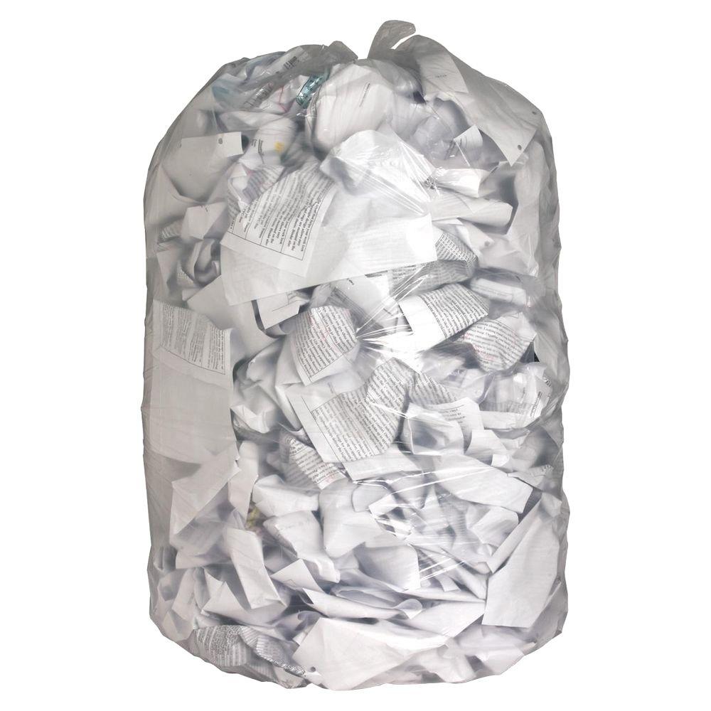 Genuine Joe 60 Gal. Clear Trash Can Liners (100Count)GJO01014 The