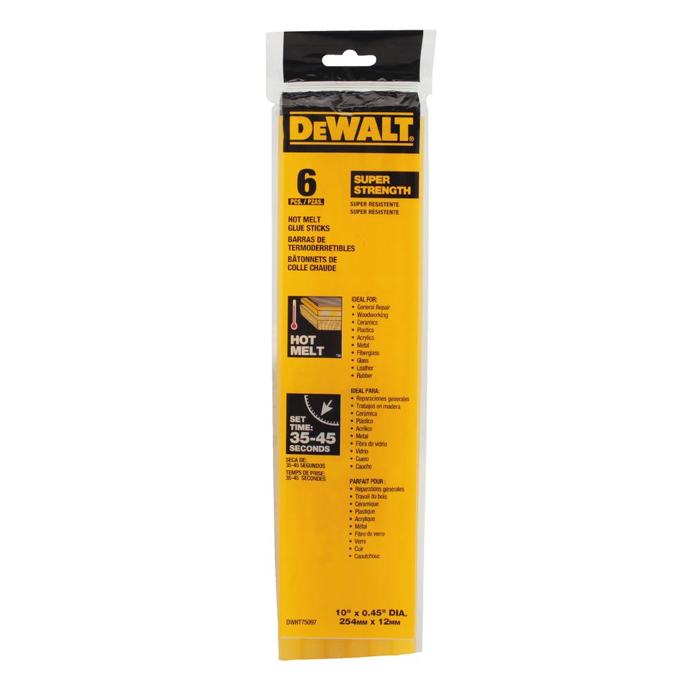 glue sticks pack dewalt melt dia