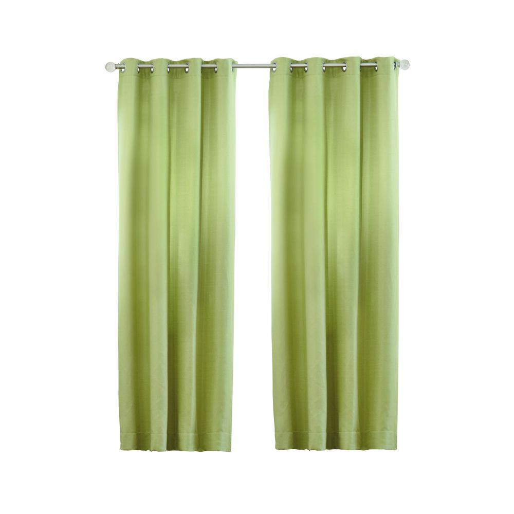 Home Decorators Collection Semi Opaque Pear Basket Texture Grommet