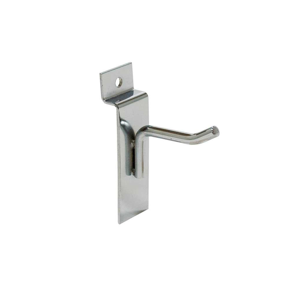 2 in. L x 1/4 in. Wire Slatwall Hook, Chrome (100Pack)A01872 The