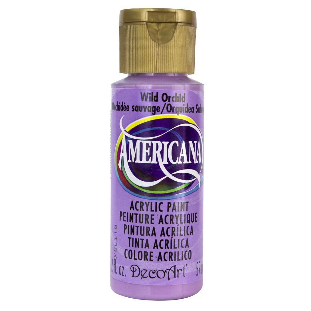 DecoArt Americana 2 oz. Wild Orchid Acrylic PaintDA2333 The Home Depot