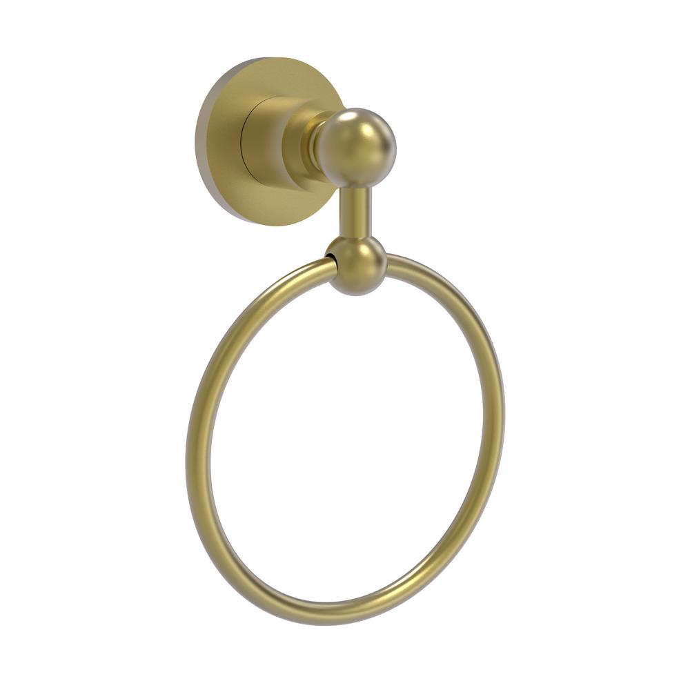 Brass Towel Rings Bathroom Hardware The Home Depot
