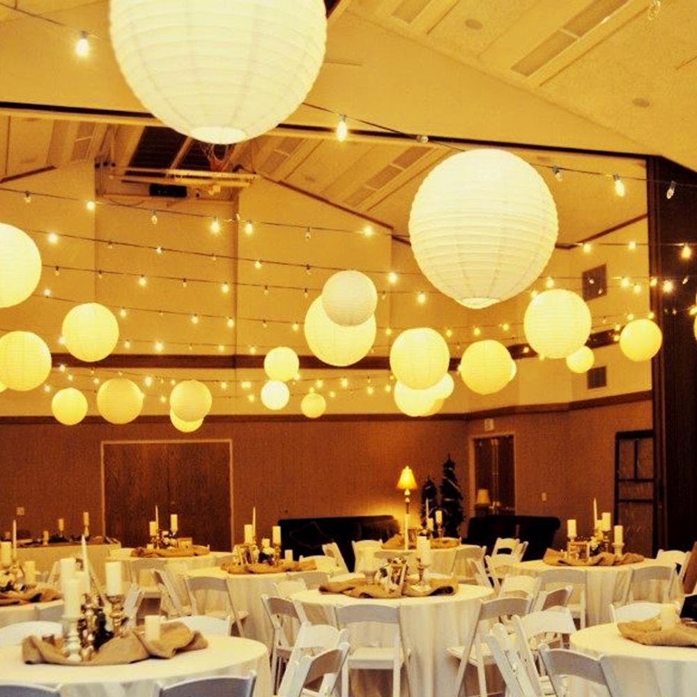 tabletop paper lanterns