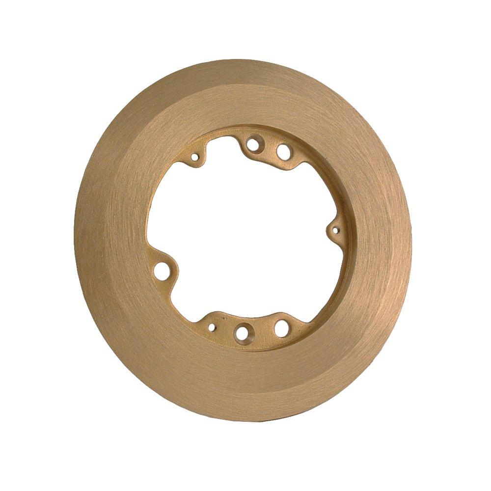 Raco 6 1 4 In Round Brass Carpet Flange 6235 The Home Depot